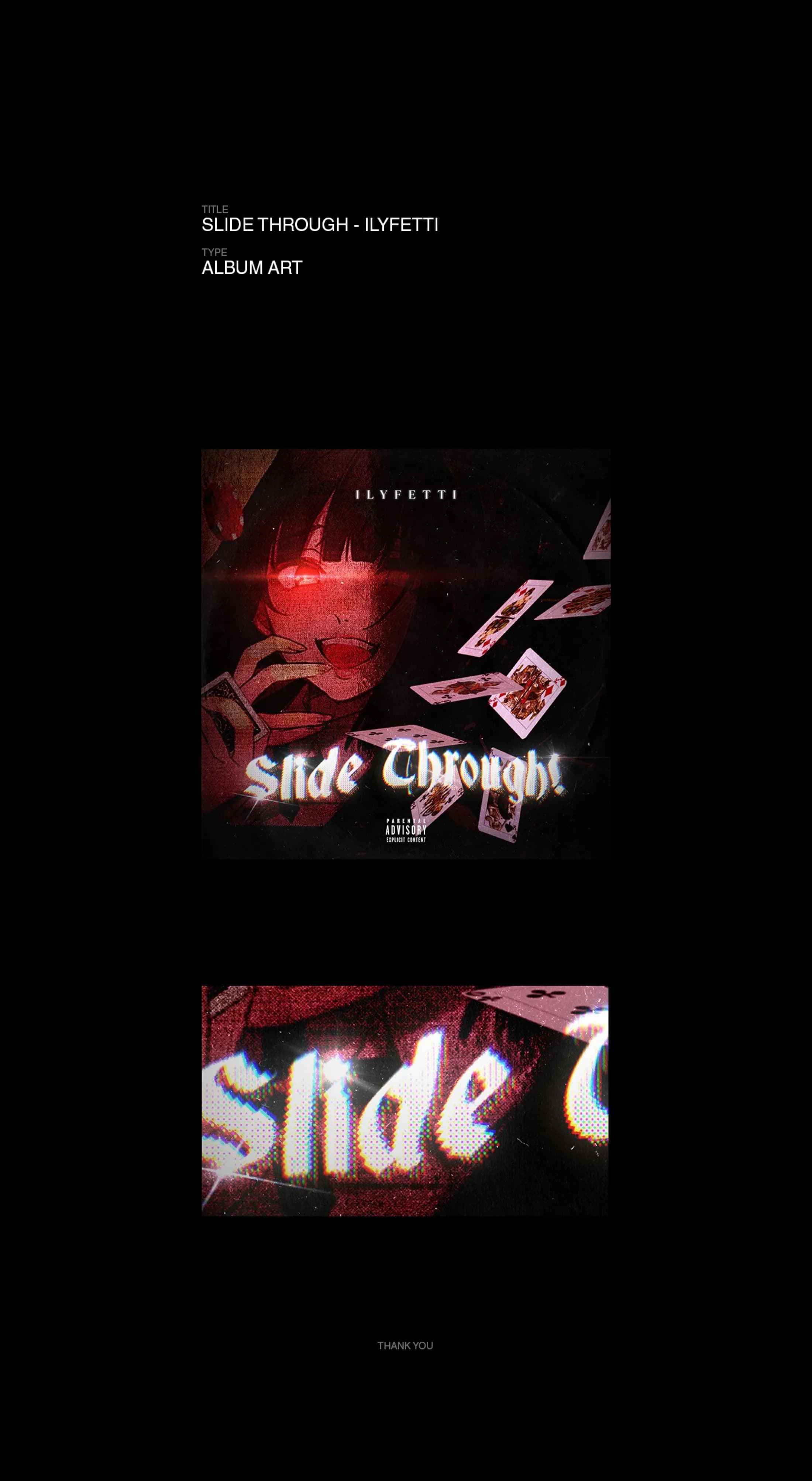 Showcase of the artwork for a brand new single.